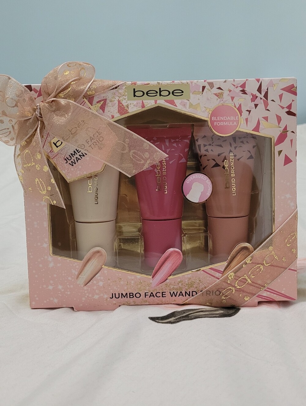 bebe Jumbo Face Wand Trio – Pink/Beige/Bronze